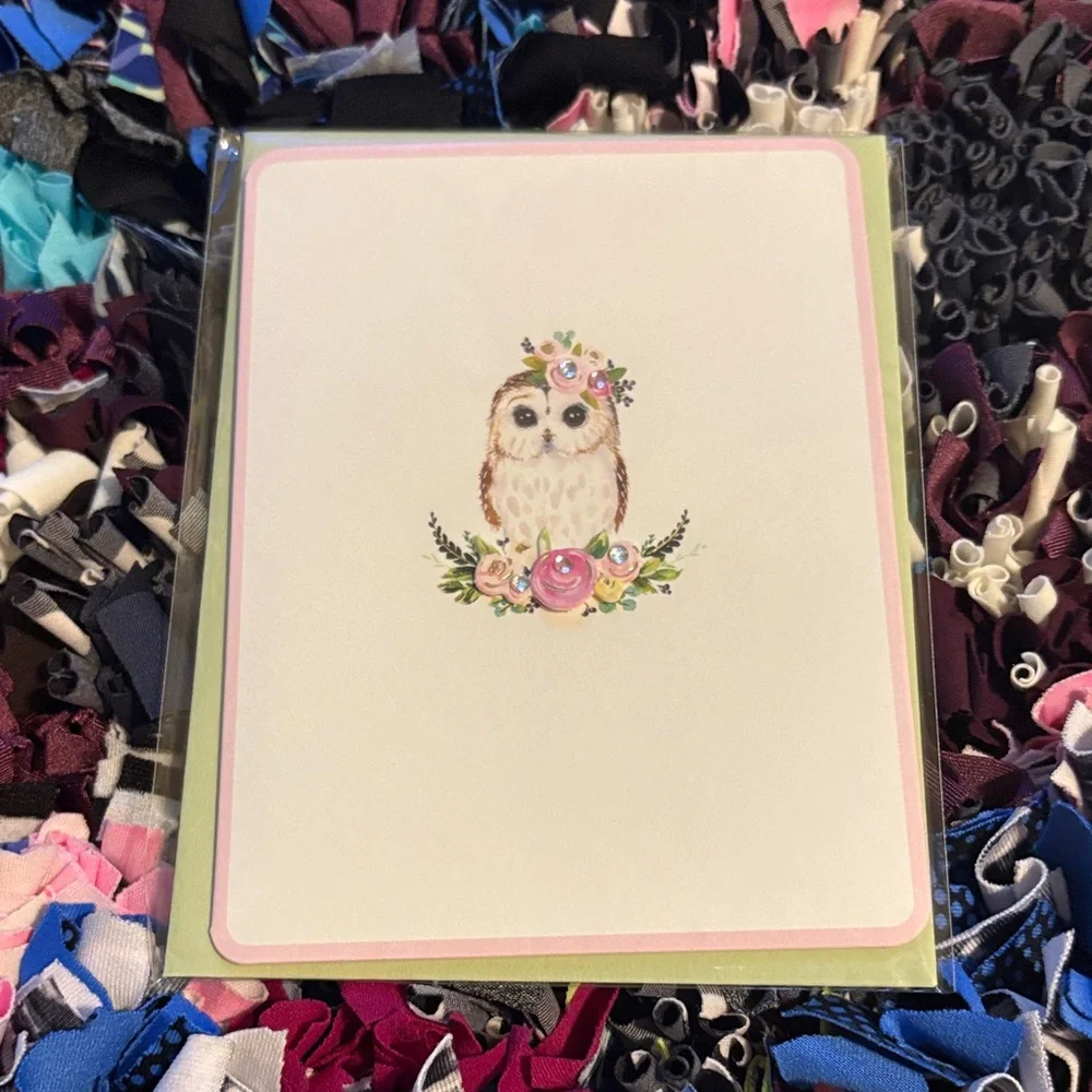 🆕Papyrus Little Owl Greeting Card